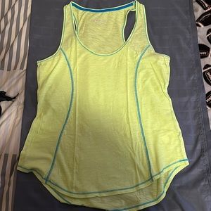 Maurice’s lime green tank